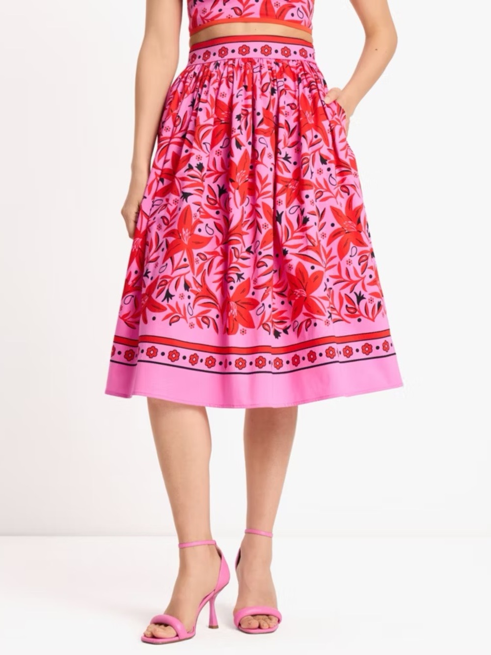 Kate Spade New York Daylily Midi Skirt - Picture 10 of 10